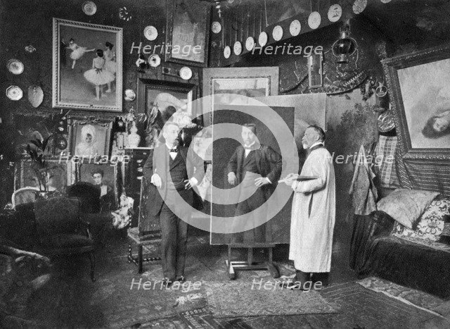 French artist Louis-Robert Carrier-Belleuse painting Doctor Boyen, 1906. Artist: Unknown