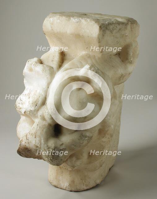 Horned Lion's Head, c.150 B.C.-A.D. 225 or later. Creator: Unknown.