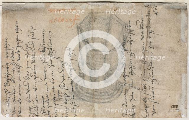 Eight-Sided Cup (verso), 1513. Creator: Wolfgang Huber (Austrian, 1490-1553).