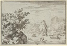 The Rock in the Middle of the River, 17th century. Creator: Allart van Everdingen.