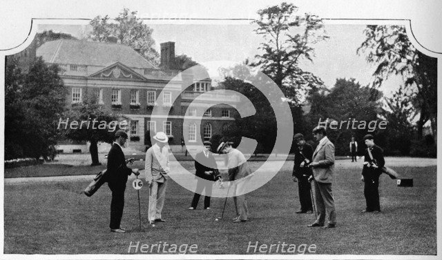 Golf at the Ranelagh Club, London, c1903 (1903). Artist: Unknown.
