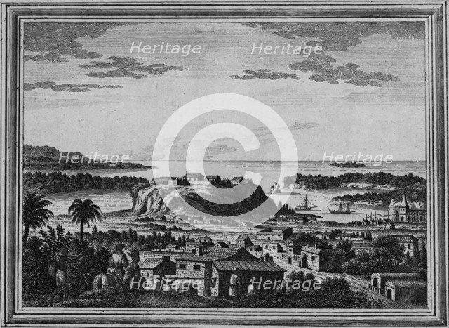 'A View of the Haven of Acapulco', c1768. Artist: Unknown.