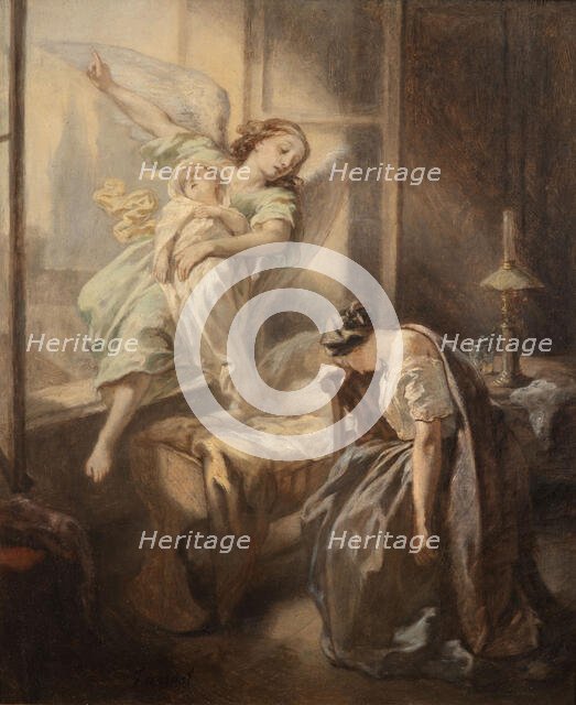 Le Rêve (The Dream), 1856. Creator: Tassaert, Octave (1800-1874).