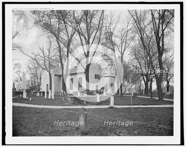 St. John's Church, Richmond, Va., c1901. Creator: William H. Jackson.