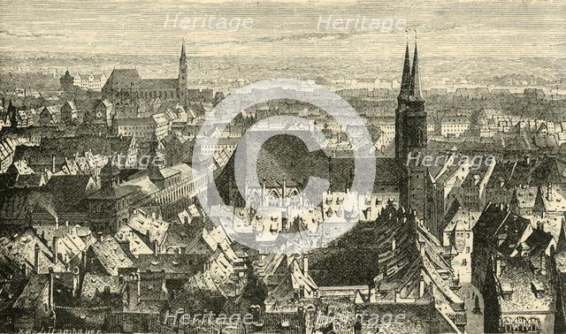 'Nuremberg from the Walls', 1890.   Creator: Unknown.