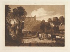 St. Catharine's Hill near Guilford (Liber Studiorum, part VII, plate 33), June 1811. Creator: JMW Turner.