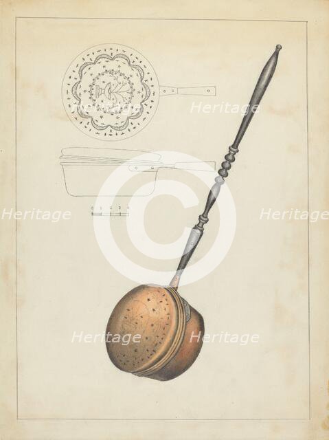 Warming Pan, 1935/1942. Creator: Gordon Sanborn.