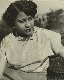 Sara Lachatanere, 1951 (Approximate). Creator: Romulo Lachatanere.