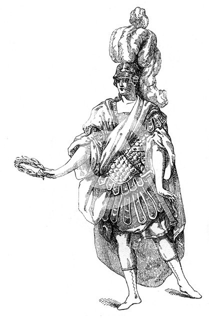 Costume From The French Theatre, (1885).Artist: Moreau