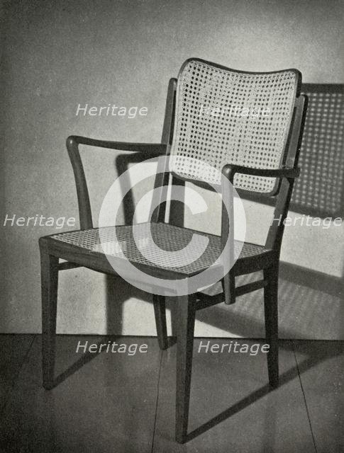 'Armchair of polished mahogany, by Nils Enstrom made by AB Ferd. Lundquist & Co.', 1949 Creator: Nils Enstrom.