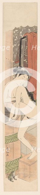 A Woman bathing, ca 1770.