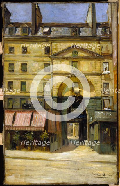 Entrance to the Cour de Dragon, c1901. Creator: Victor Marec.