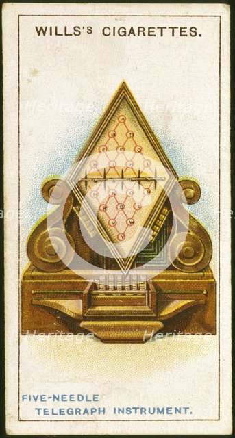 Cook and Wheatstone's 5-needle telegraph, 1837 (1915). Artist: Unknown