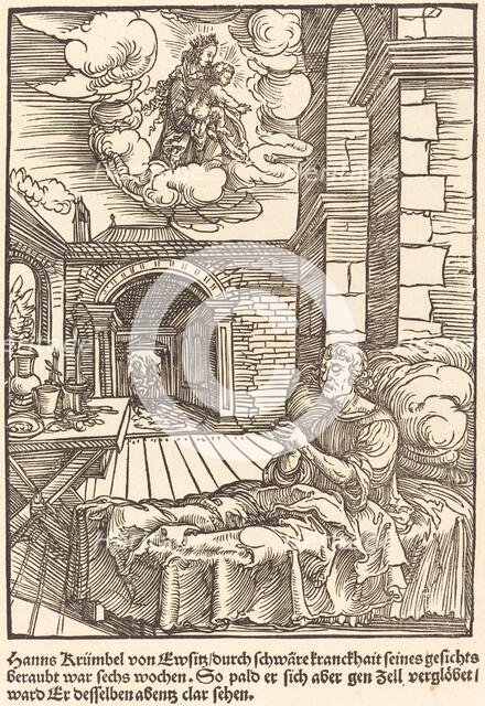Hanns Krumbel von Ewsitz... d'organdie, c. 1503. Creator: Master of the Legend Scenes.