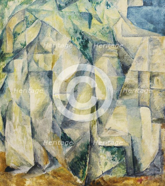 Walk in the Park, 1913. Creator: Le Dantyu, Mikhail Vasilyevich (1891-1917).