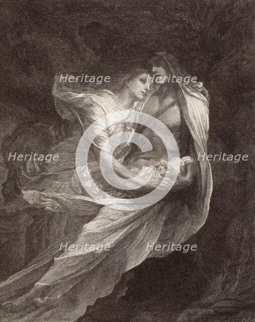 Paolo and Francesca, 19th century. Creator: William Baxter Palmer Closson.