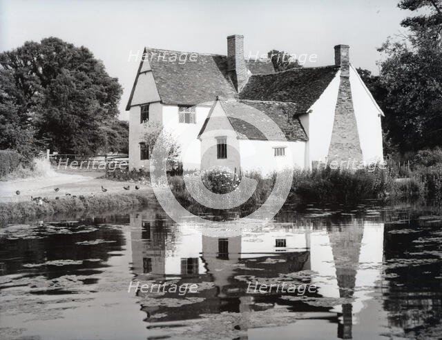 Willy Lott's Cottage, Flatford, East Bergholt, Suffolk, c1955.  Creator: Arthur Charles Kirby Ware.