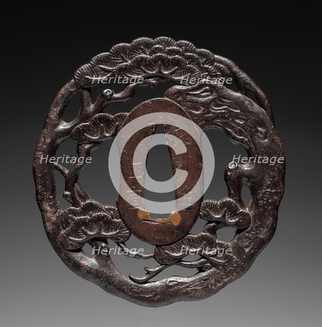 Sword Guard, late 18th century. Creator: Masashige (Japanese).