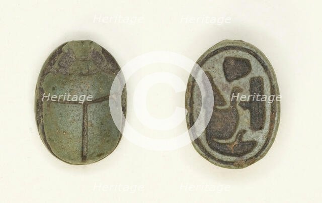 Scarab: Sobekhotep, Egypt, New Kingdom, Dynasty 18-20 (about 1550-1069 BCE). Creator: Unknown.