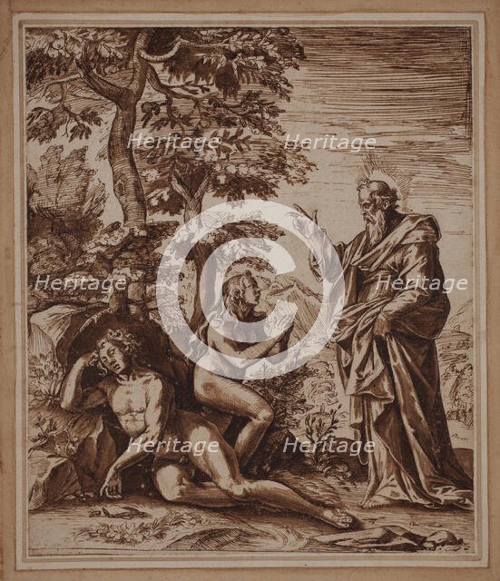 The Creation of Eve, between late 16th and mid-17th century. Creator: Giovanni Lanfranco.