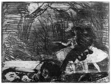 'Sur la Scene', c1850-1910 (1924). Artist: Edgar Degas