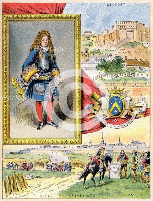 Sébastien le Prestre de Vauban, French military engineer, 1898. Artist: Gilbert