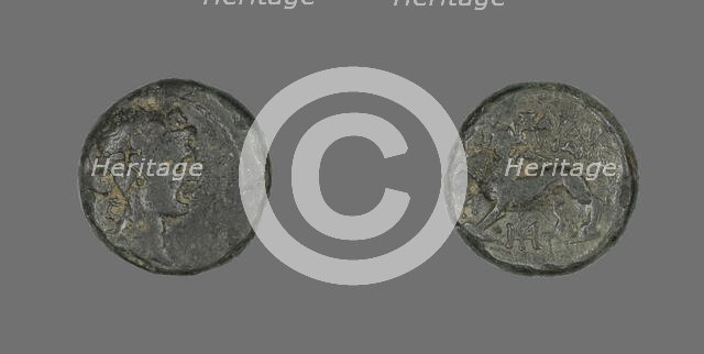 Coin Depicting the God Dionysos, about 133 BCE. Creator: Unknown.