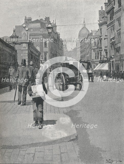 'Cannon Street', 1891. Creator: William Luker.