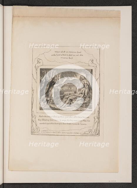 Job's Comforters, 1825. Creator: William Blake.