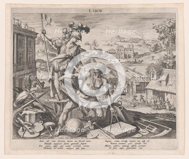 Labor, 1591. Creator: Raphael Sadeler.