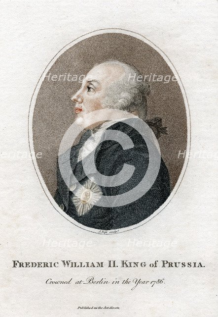 Frederick William II, King of Prussia, 1786-1797 (c1810). Artist: Unknown