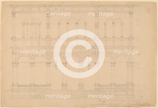 Loggia del Consiglio, Padua, c. 1898. Creator: John Russell Pope.
