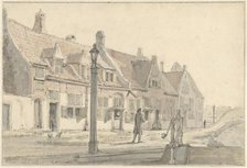 At the Koepoort in Delft, 1819. Creator: Johannes Jelgerhuis.