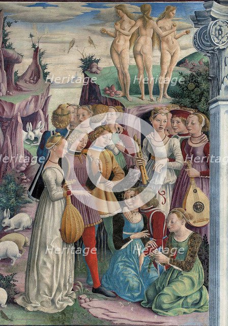 Allegory of March: Triumph of Venus, 1468-1470.