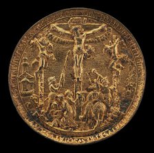 The Crucifixion [reverse], 1535/1574. Creator: Reinhart, Hans.