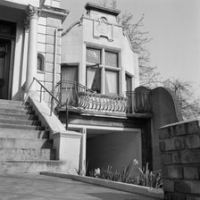 House with subterranean garage, Hampstead, London, 1962. Artist: John Gay