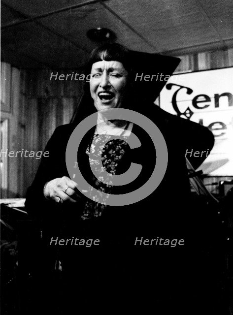 Sheila Jordan, Tenor Clef, Hoxton Square, London, May 1992. Artist: Brian O'Connor.