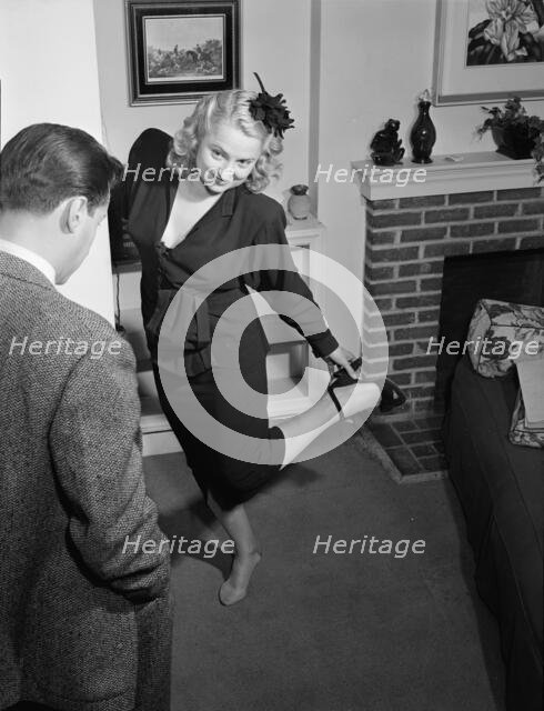 Portrait of Joan Brooks and Duke Niles, New York, N.Y., ca. Apr. 1947. Creator: William Paul Gottlieb.