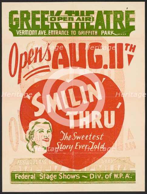 Smilin Thru, Los Angeles, [193-]. Creator: Unknown.