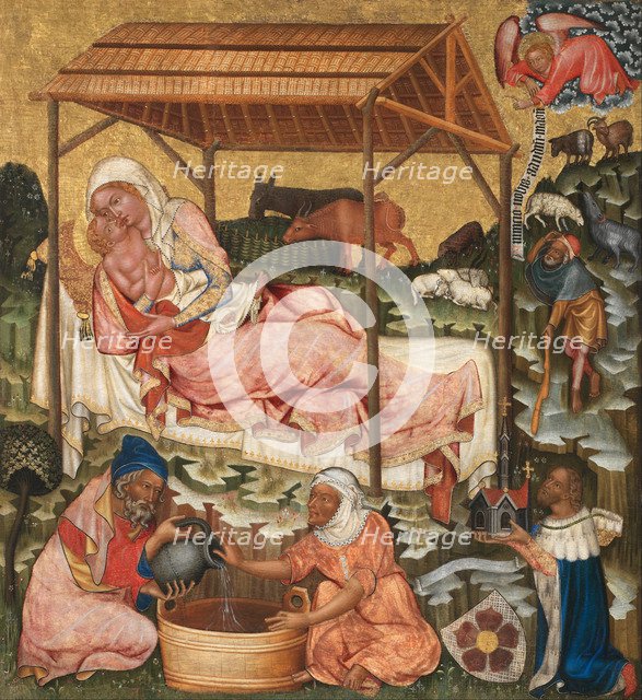 The Nativity of Christ. Artist: Master of Hohenfurth (active ca 1350)