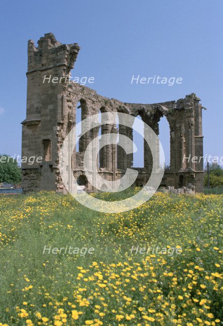 Ruins of the Church of St George of the Latins, Famagusta, North Cyprus, 2001. 