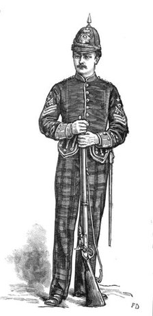 The Scottish Volunteers: 1st Aberdeenshire (Full Dress), 1881. Creator: Unknown.