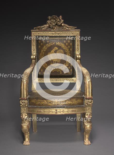 Child's Throne, 1822. Creator: Pierre-Marie Balny le Jeune (French, 1832).