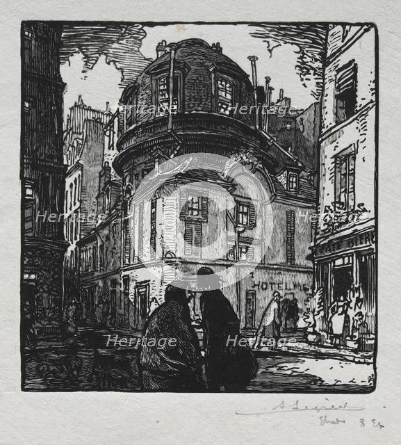 View of the Hotel Colbert. Creator: Auguste Louis Lepère (French, 1849-1918).