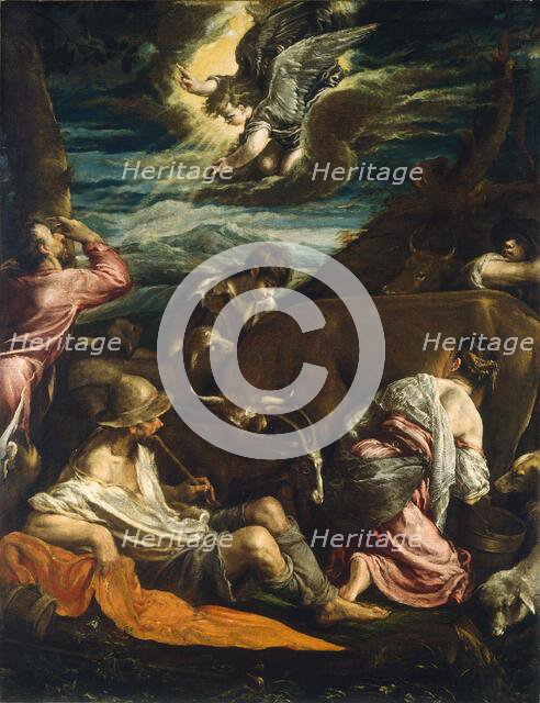 The Annunciation to the Shepherds, probably 1555/1560. Creator: Jacopo Bassano il vecchio.