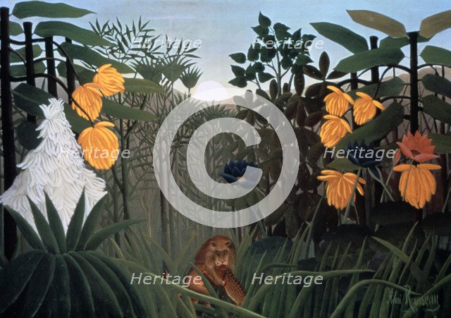 'The Repast of the Lion', c1907. Artist: Henri Rousseau