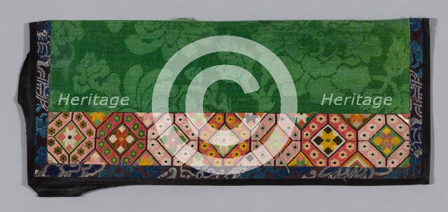 Trouser Band, China, Qing dynasty (1644-1911), 1875/1900. Creator: Unknown.