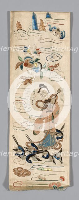 Sleeve band, China, Qing dynasty (1644-1911), 19th century. Creator: Unknown.