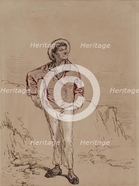 Sailor, 1855-1857. Creator: Paul Gavarni.