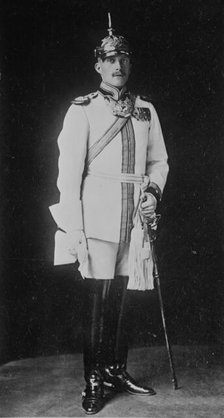 Count Hermann von Scherr-Thoss, in uniform, E. Waldleben, Breslau, 1916. Creator: Bain News Service.